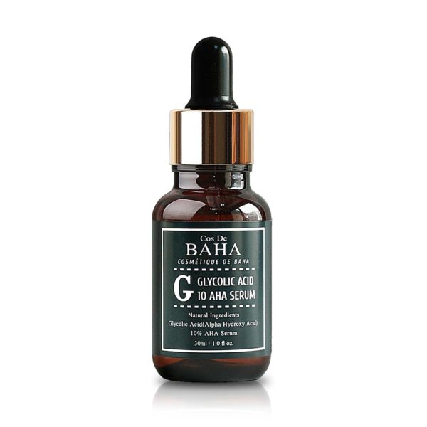 Cos De BAHA 10% Glycolic Serum Overnight AHA Exfoliating Gel 30ml